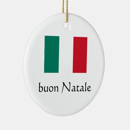 Italiaans Ornament met prettige kerst (Rechts)