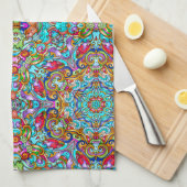  ITALIAANS ORNAMENTAL KITCHEN TOWEL THEEDOEK (Quarter Fold)