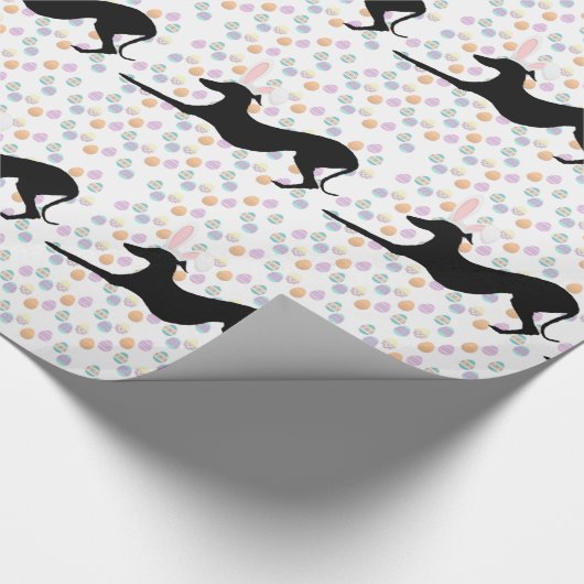 Italiaans paaspaaspapier, honden cadeaupapier (Hoek)