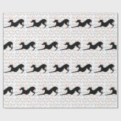 Italiaans paaspaaspapier, honden cadeaupapier (Vlak)