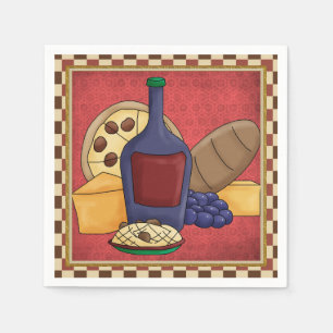 Italiaans papier voor fijne maaltijden servetten