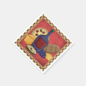 Italiaans papier voor fijne maaltijden servetten (Hoek)