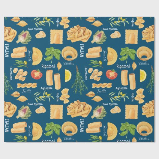 Italiaans pasta inpakpapier (Vlak)