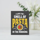 Italiaans pastei Spaghetti Noodles Food Briefkaart (Staand voorkant)