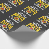 Italiaans pastei Spaghetti Noodles Food Cadeaupapier (Hoek)