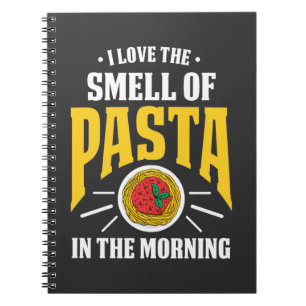 Italiaans pastei Spaghetti Noodles Food Notitieboek