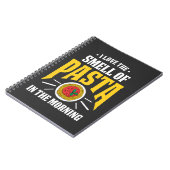 Italiaans pasteitje Noodles Food Notitieboek (Linkerzijde)