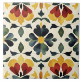 Italiaans patroon tegeltje (Voorkant)