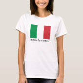 Italiaans per injectie grappig t-shirt (Voorkant)