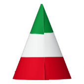 Italiaans Pet van de Vlaggenpartij Feesthoedjes (Achterkant)