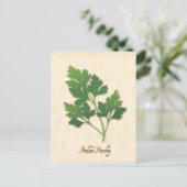 Italiaans peterselie-Briefkaart aanpassen Briefkaart (Staand voorkant)