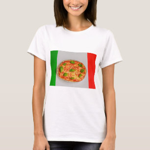 ITALIAANS PIZZA DAMES BASIS T-SHIRT
