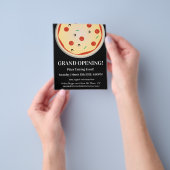 Italiaans pizzarestaurant evenement grand opening flyer (Hand)