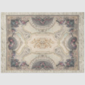  Italiaans Plafond Bourgogne Bloemen Decoupage Tissuepapier (Voorkant)