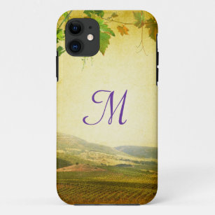 Italiaans platteland wijnmakerij Monogram IPHONE 5 iPhone 11 Hoesje