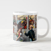 italiaans politiek Cartoon van circusartiesten Grote Koffiekop (Rechts)