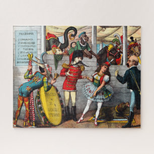 italiaans politiek Cartoon van circusartiesten Legpuzzel