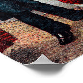 italiaans politiek Cartoon van circusartiesten Poster (Hoek)