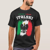 Italiaans-Poolse hybride T-shirt (Voorkant)