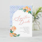 Italiaans Positano Aperol Spritz Signature Drinken Menu (Staand voorkant)