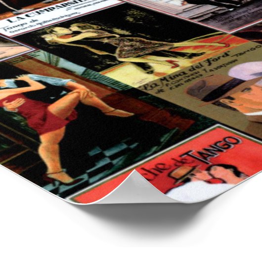 Italiaans Poster-Tango Poster (Hoek)