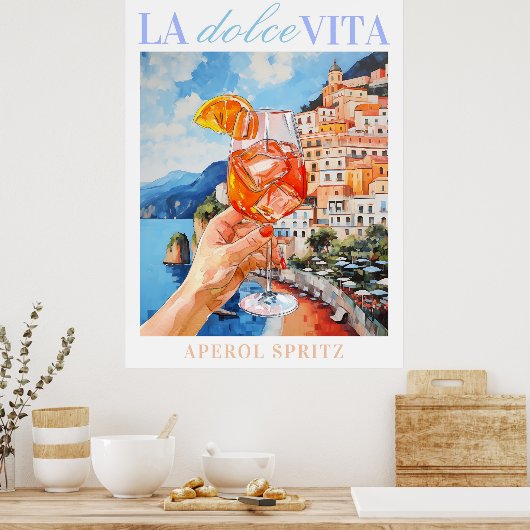 Italiaans Poster van Aperol Spritz (Keuken)