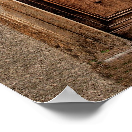 Italiaans Poster van deur (Hoek)