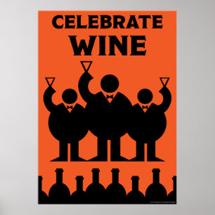 Italiaans Poster voor mousserende wijn Prosecco