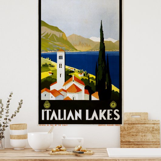 Italiaans poster voor oldtimers (Keuken)