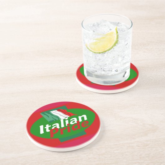 Italiaans Pride Onderzetter (Zijkant)