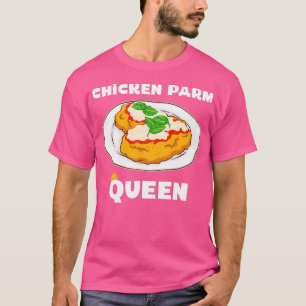 Italiaans product voor voedselkip met parm Queen T-shirt