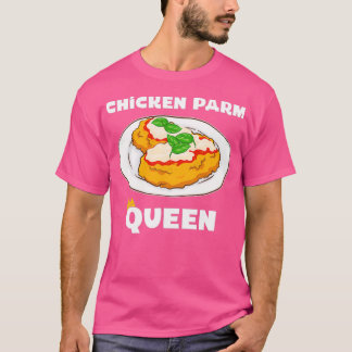 Italiaans product voor voedselkip met parm Queen T-shirt