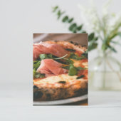 Italiaans Prosciutto Pizza Briefkaart (Staand voorkant)