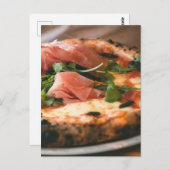 Italiaans Prosciutto Pizza Briefkaart (Voorkant / Achterkant)