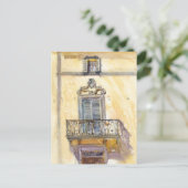 Italiaans raam. Originele kunst van Sveta Mikhalev Briefkaart (Staand voorkant)