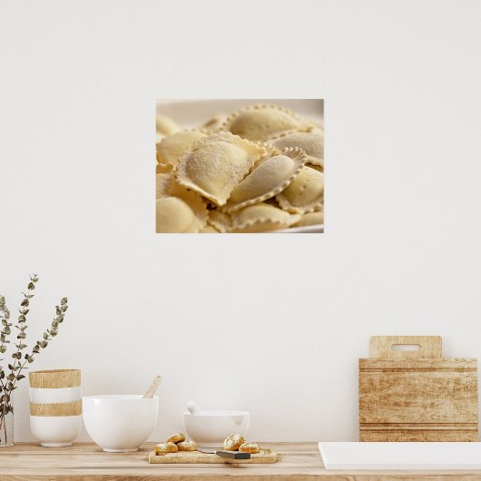 italiaans ravioli poster (Keuken)