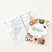 Italiaans recept voor Cuisine Notitieboek (Binnen)