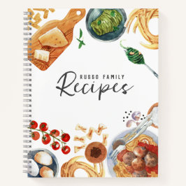 Italiaans recept voor Cuisine Notitieboek