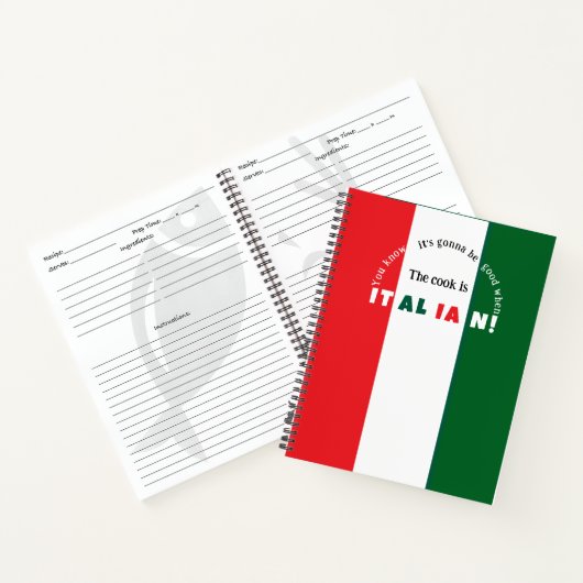  Italiaans receptenboek Notitieboek (Binnen)