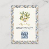 Italiaans register Kaart (Voorkant)