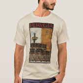  Italiaans reizen en Perugia T-shirt (Voorkant)