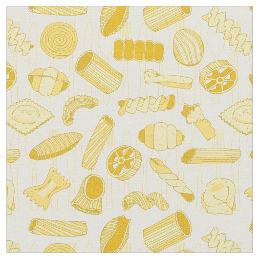 Italiaans restaurant Pasta Shapes Cream Stof (Close Up)