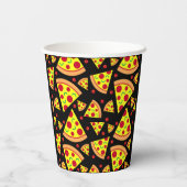 Italiaans Restaurant Pizza Verjaardagsfeest Papieren Bekers (Achterkant)