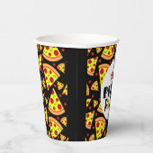 Italiaans Restaurant Pizza Verjaardagsfeest Papieren Bekers (Rechts)