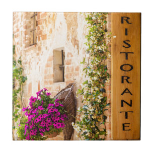 Italiaans restaurant tegeltje