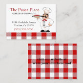 Italiaans restaurant visitekaartje (Voorkant / Achterkant)