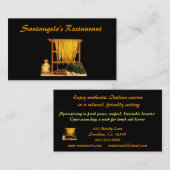 Italiaans restaurant visitekaartje (Voorkant / Achterkant)