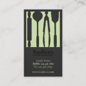 Italiaans restaurant voor fijne diners visitekaartje (Voorkant)