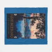 Italiaans Riviera Travel Poster Fleece Deken (Voorkant (Horizontaal))