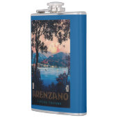 Italiaans Riviera Travel Poster Heupfles (Links)